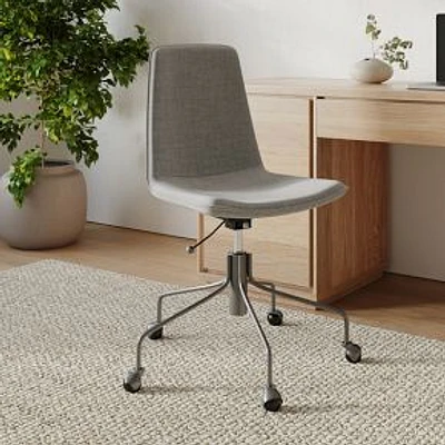 Slope Desk Chair With Caster Base