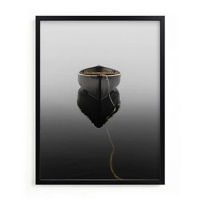 Into the Ether, Black Wood Frame, Full Bleed Framed Print, 18x24