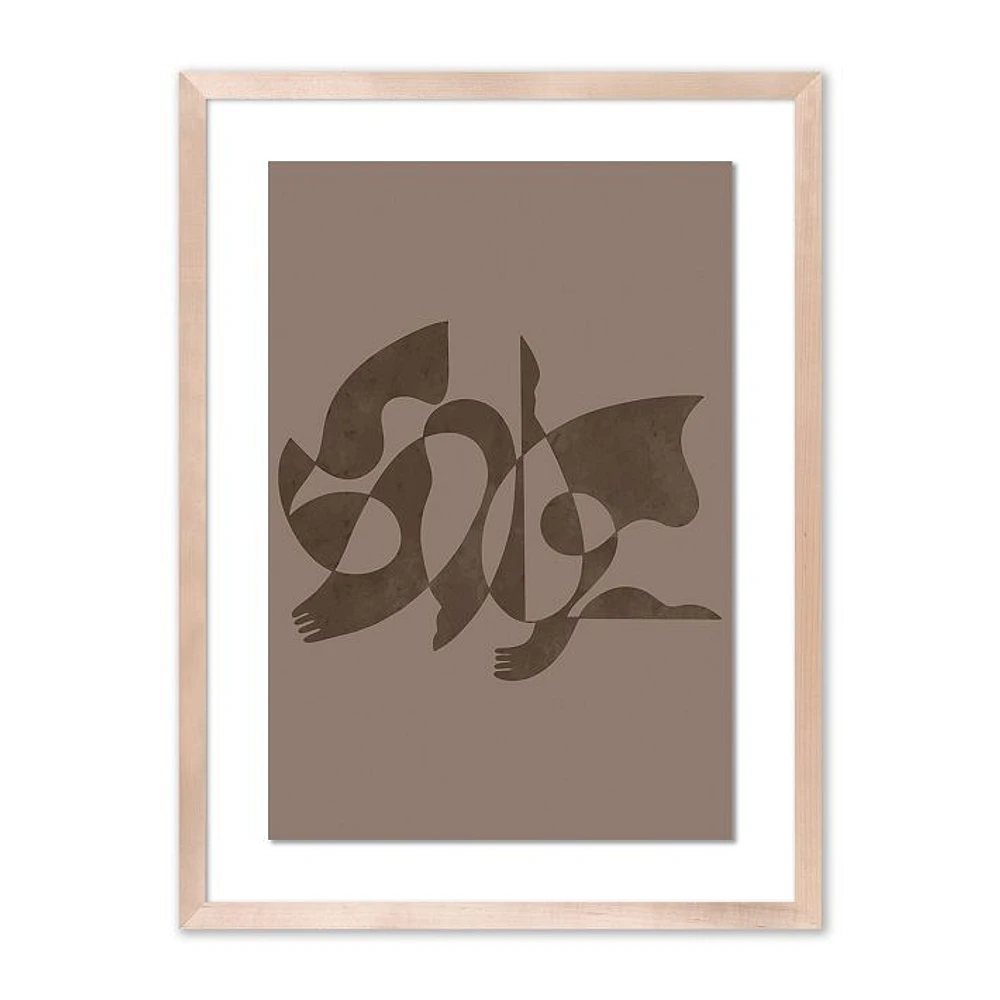 Minutes To Midnight Toasted Almond  Wall Art Natural 18X24X1.5 Canvas, Maple