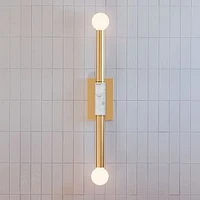 Jack Sconce, 19.25", Aged Brass