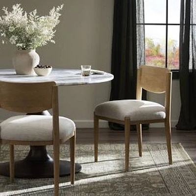 Boynton Dining Chair, Natural Ash Veneer, Essence Natural, Natural Nettlewood