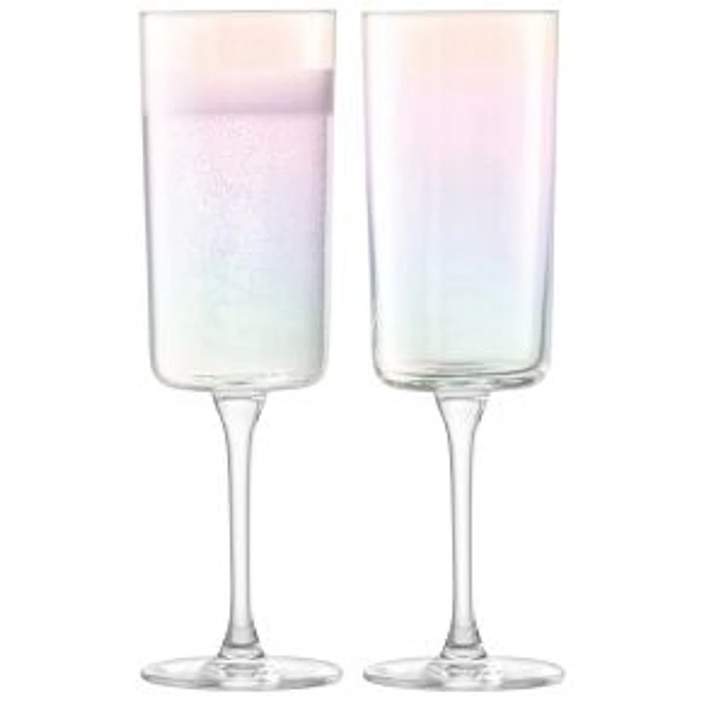 Iridescence Champagne Flute, Set of 4