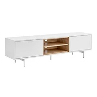 Wilkins 71" Media Console, White Lacquer