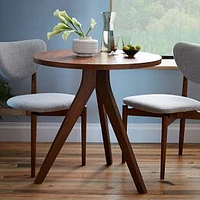 Tripod 30" Table, Round, Walnut