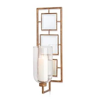 Barclay Butera Wilshire Wall Candle Sconce, Antique Gold