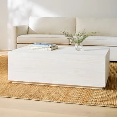 Volume 50" Rectangle Coffee Table, Winterwood