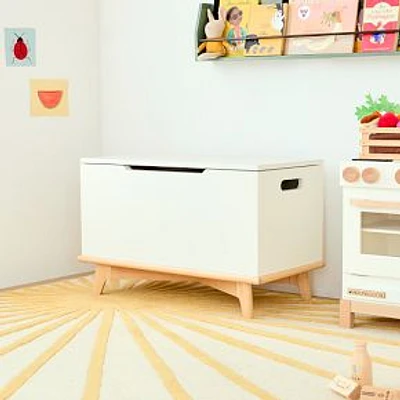 Sydney Toy Chest Storage, White + Natural, WE Kids