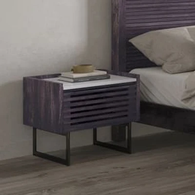 Cutout Front 22" 1-Drawer Nightstand