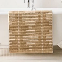 Riad Bath Mat, 34" x 20", Warm Sand