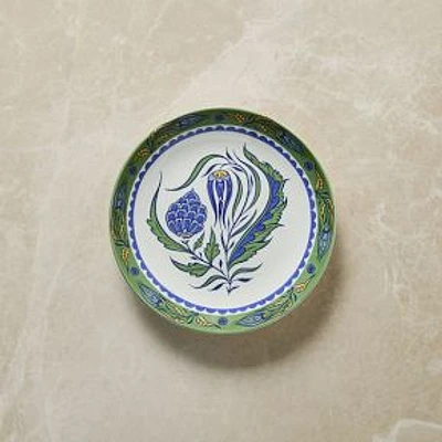 Eliza Karazah Stoneware Appetizer Plate, Blue, Each