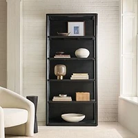 Thorne 36" Bookcase, Blackened Oak