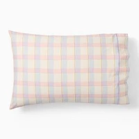 Watercolor Gingham, Lilac, Standard Pillowcase Set Of 2