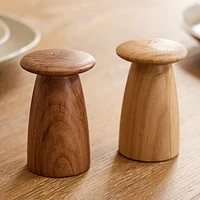 Tira Wood Salt and Pepper Shakers, Set of 2