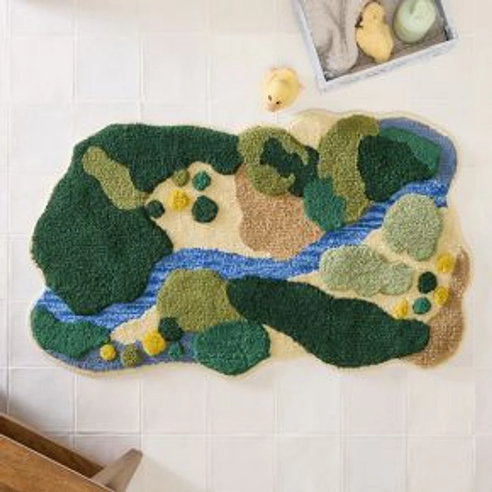 Nat Geo Topographical Bath Mat