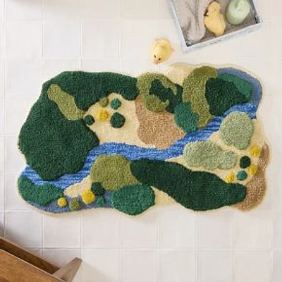 Nat Geo Topographical Bath Mat