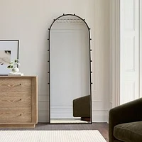 Ora Metal Floor Mirror, 28x74