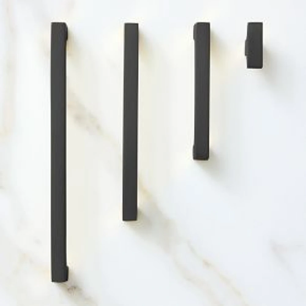 Abbington Drawer Hardware, 4" Pull, Matte Black