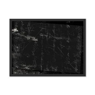 Indecipherable Wall Art Black 24X18X1.5 Black Maple