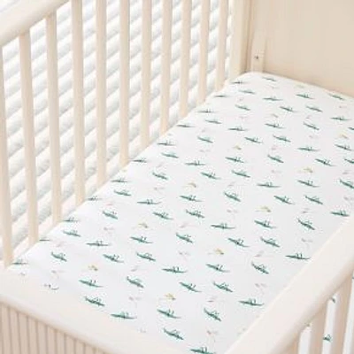 Bayou Grasshopper Crib Sheet, Multi