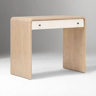 Chip & Dent: Modern 36" Waterfall Mini Desk, Dune