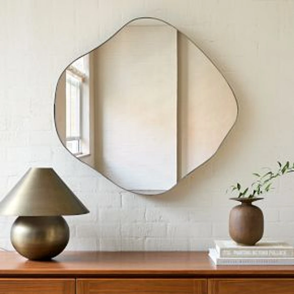 Andy Wall Mirror, Gold, Large