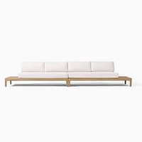 Catalina Outdoor 2-Piece Grand Sofa, Reef, Slub Weave, Shore