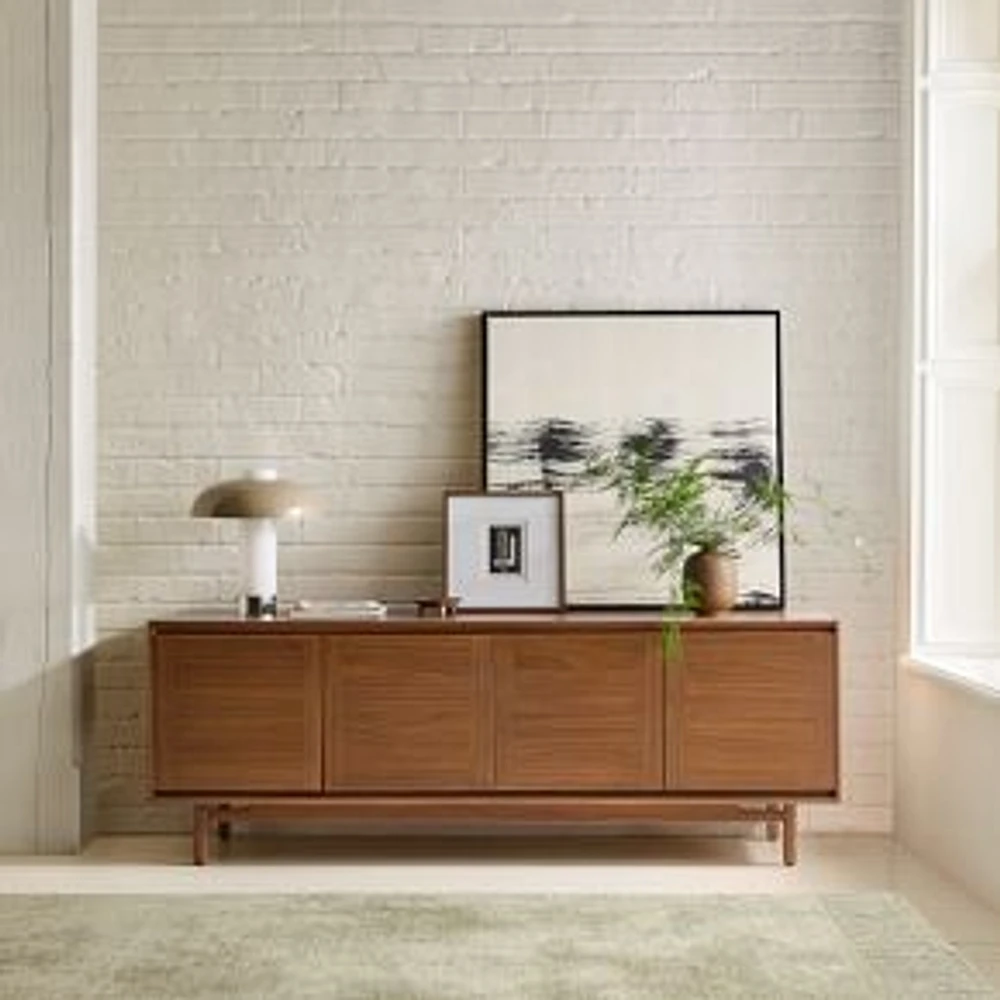 Parquet 68" Media Console, Cool Walnut