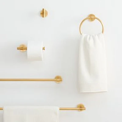 Pure Modernist Bath Hardware, Towel Ring