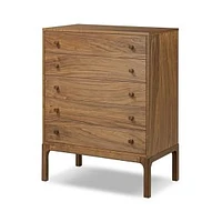 Berriman Solid Walnut Chest -Natural Walnut Veneer