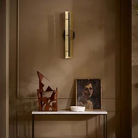 LED Perforated Sconce, Dark Bronze
