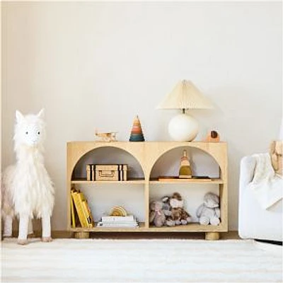 Low Bookcase Washed Oak