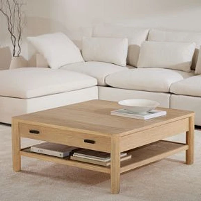 Hargrove 42" Square Coffee Table, Dune