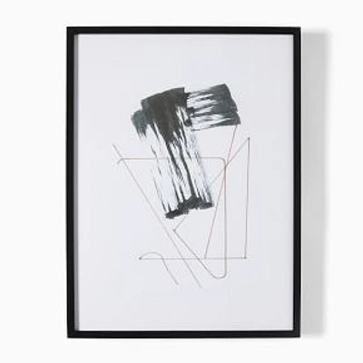 Sencilla by Dan Hobday, Framed Paper, Black Maple, 24x32