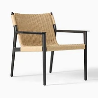 Ventura Outdoor Lounge Chair, Natural, Dark Bronze