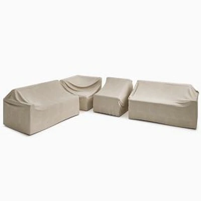 Portside Collection Set L-Shaped 4-Piece Sectional Protective Cover