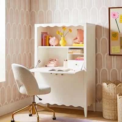 Daisy Secretary Desk, We White