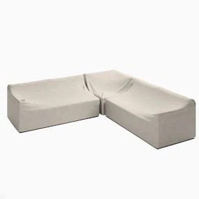 Coastal 3 Piece Sectional Set 3: L-Shaped 3 Piece Sectional Protective Cover