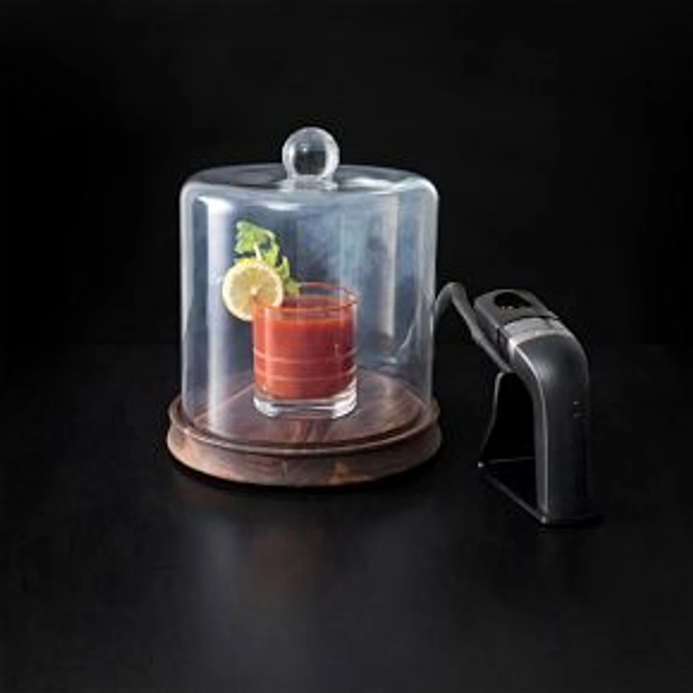 Crafthouse Glass Smoking Cloche & Chips, Individual
