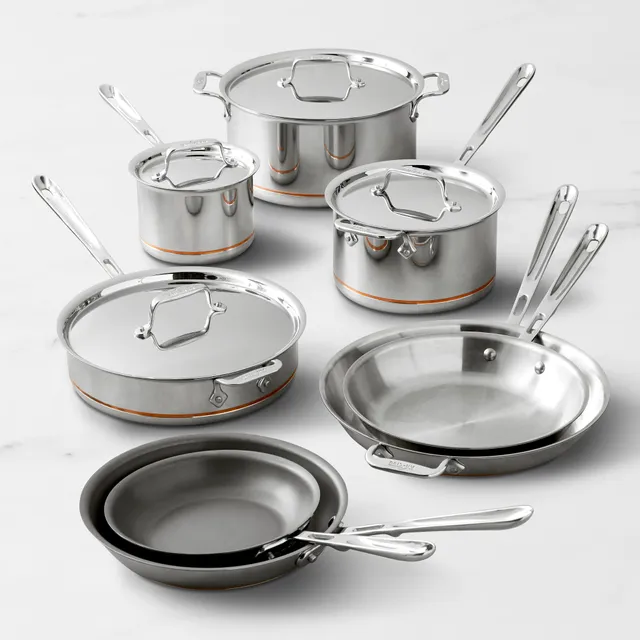 Buy once cry once. All Clad copper core set with 2 non-stick All