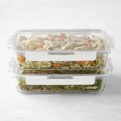 Williams Sonoma Pyrex Colored Lid Set, Set of 18
