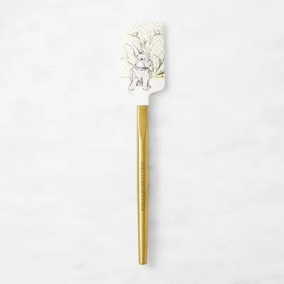 Williams Sonoma Famille Rose Mini Spatula with Gold Handle, Set of 2