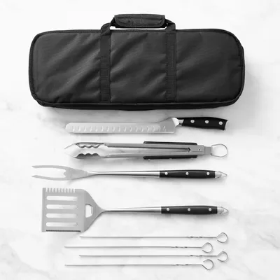 Cuisinart 4-Piece Ashwood Grill Tool Set