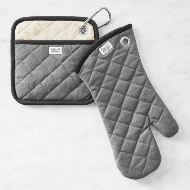 New Williams Sonoma Snowman Oven Mitt And Pot Holder Set