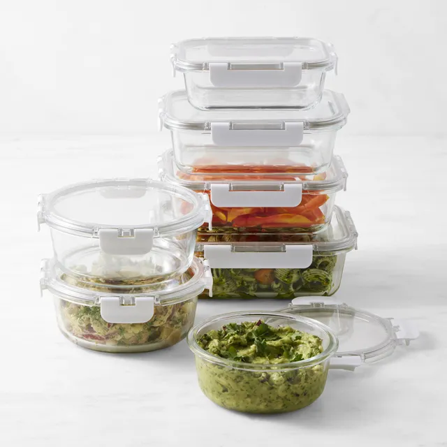 Pyrex 10pc Freshlock Microban Glass Food Storage Set