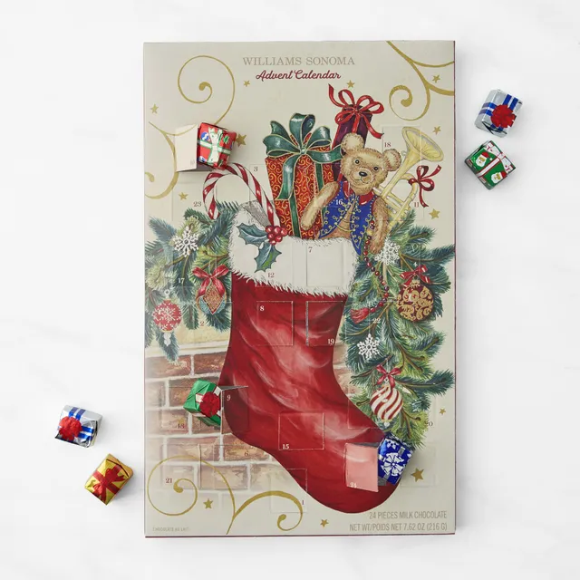 Williams Sonoma Twas the Night Before Christmas Stocking Advent Calendar |  Bethesda Row