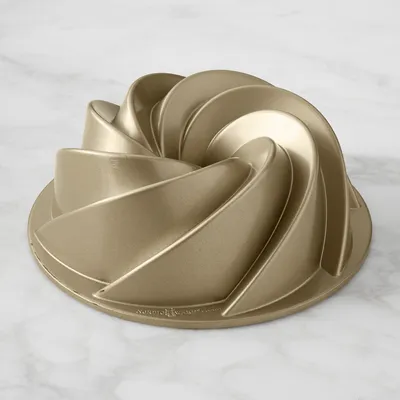 Williams Sonoma Nordic Ware Floral Heart Bundt Pan & Devils Food Bundt Cake  Mix