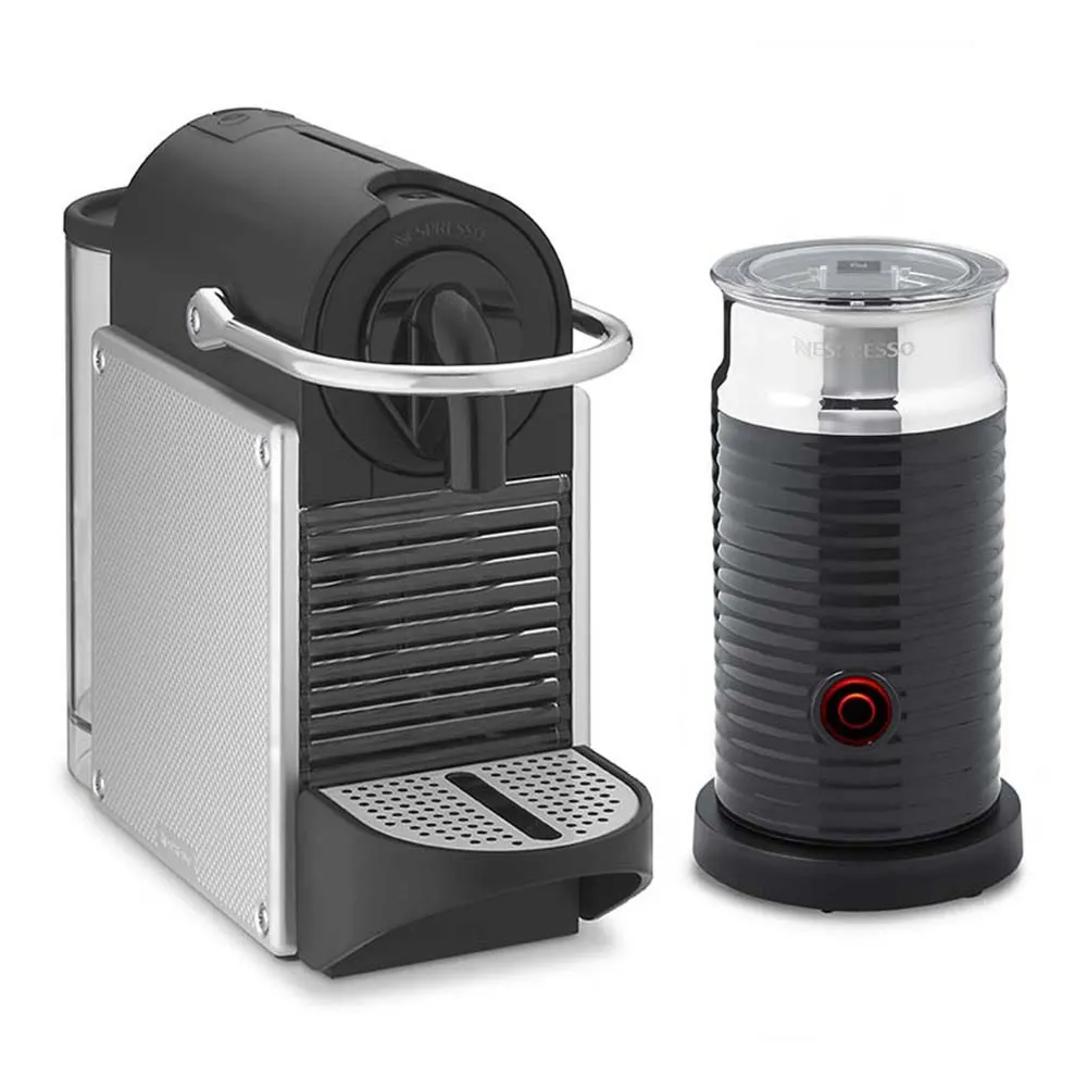 Sonoma Nespresso Pixie Espresso Machine with Aeroccino Milk Frother | Row