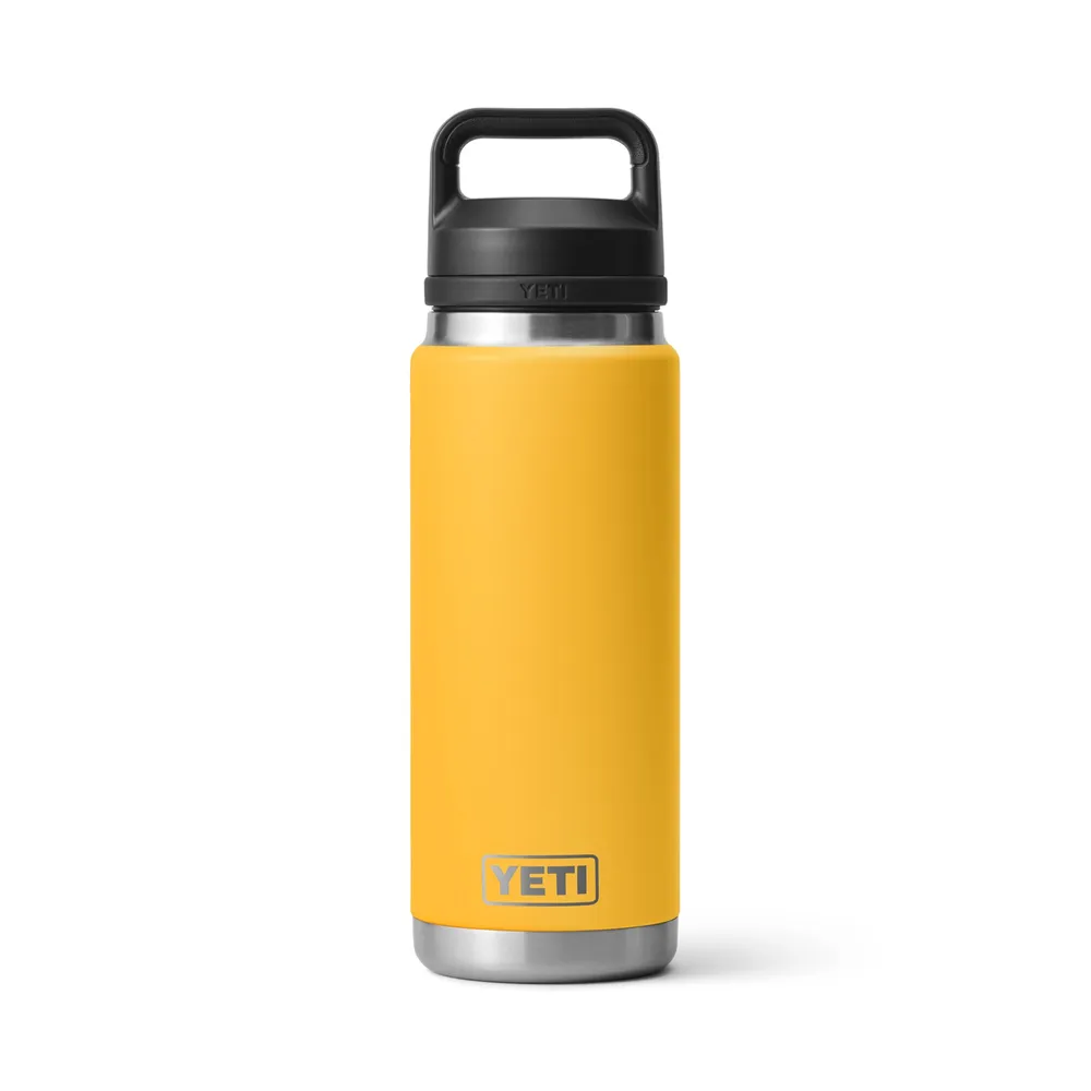  YETI Rambler 12 oz Bottle, Stainless Steel, Vacuum Insulated,  with Hot Shot Cap, Alpine Yellow : Home & Kitchen