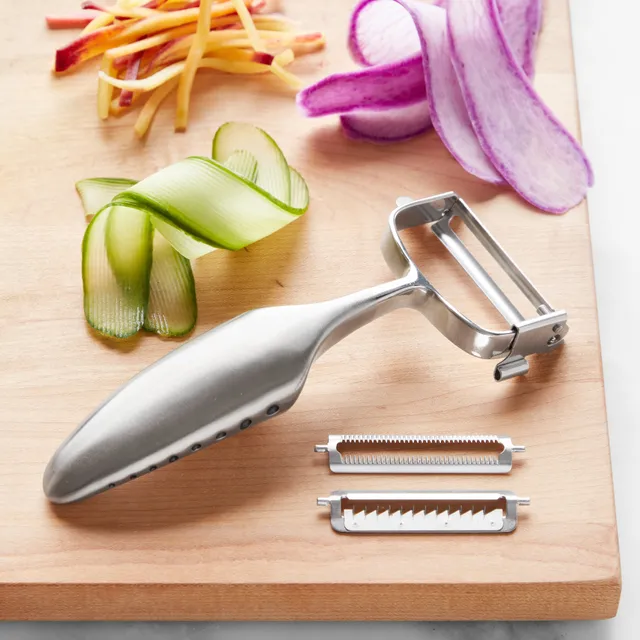 Classic 2 3-Way Peeler with Interchangeable Blades - GS-94