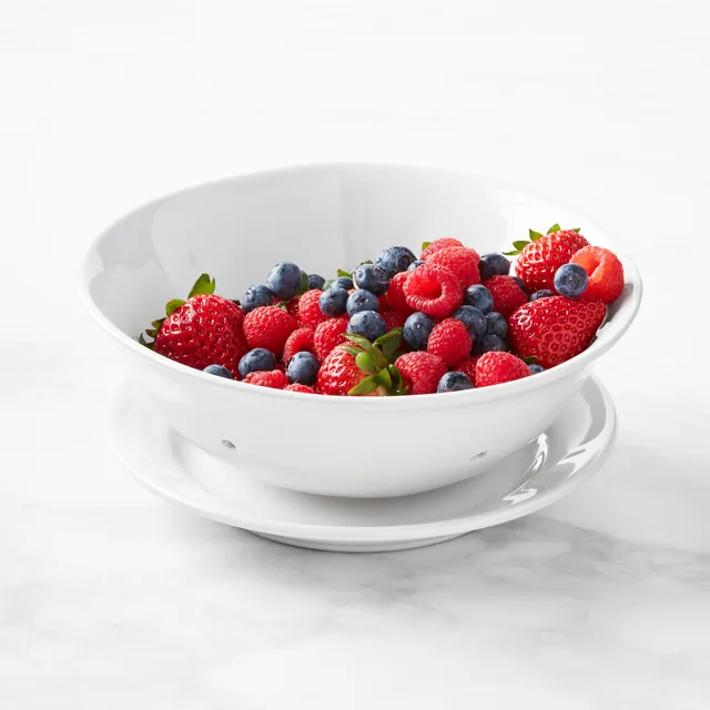 Williams Sonoma OPEN BOX: Williams Sonoma Ceramic Berry Bowl with Tray